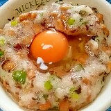 納豆の食べ方-生玉子＆みぞれ梅酢♪